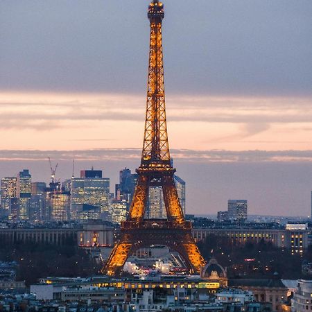 Paris Luxury Apartment 75M2 With Eiffel Tower View, 1 Min Metro, Parking Exteriör bild